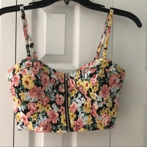 Love Culture Floral Bustier in Small